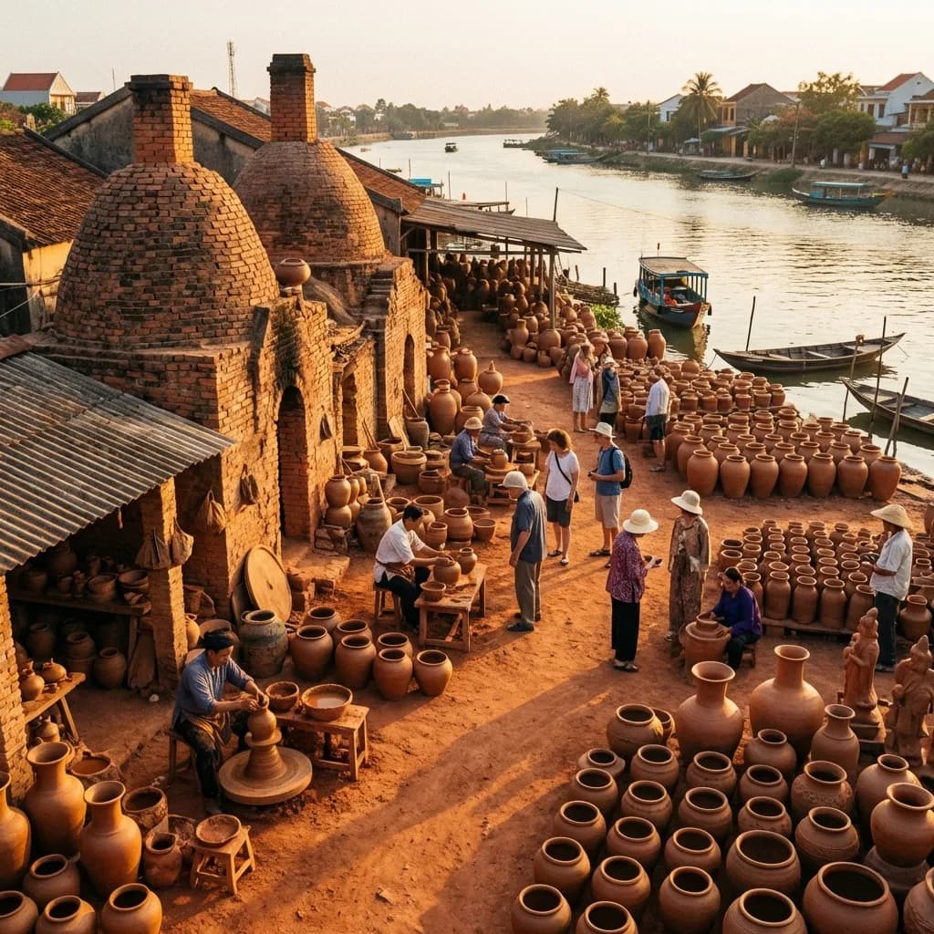 Làng Gốm Thanh Hà: Hồn Đất Nung 500 Năm Tuổi Giữa Lòng Phố Hội